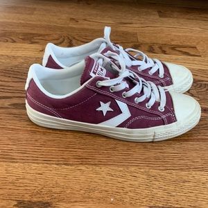 Converse Low all star burgundy